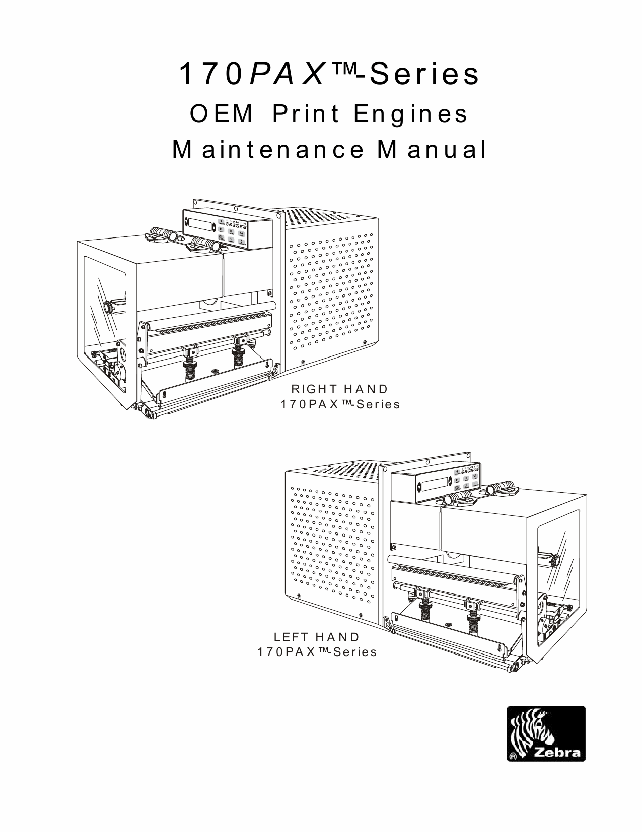 Zebra Label 170PAX Maintenance Service Manual-1